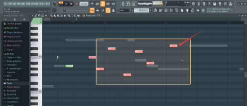 FL Studio如何选中音符?FL Studio选中音符的操作方法截图